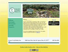 Tablet Screenshot of grassycreekrealty.com